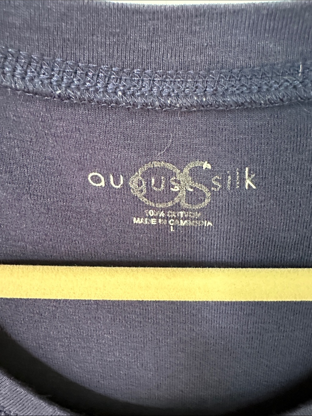 august silk Sleeveless Tunic Dress in Navy with Pockets Athletic feel Comfy - Picture 2 of 3
